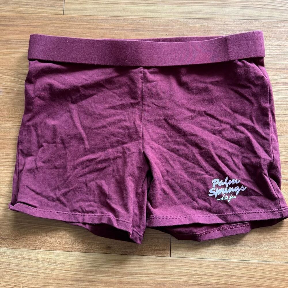 White-fox-boutique Women's Burgundy and Purple Shorts